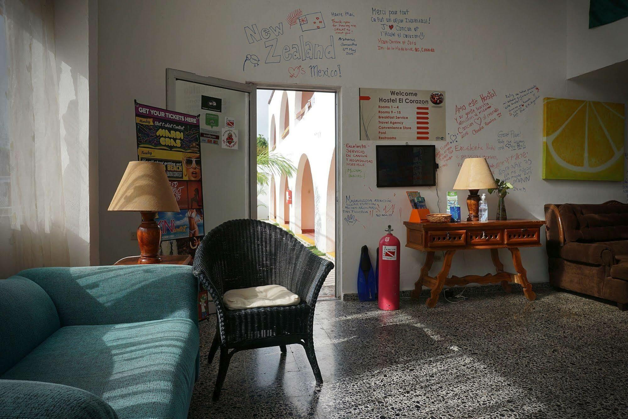 Hostel El Corazon 칸쿤 외부 사진
